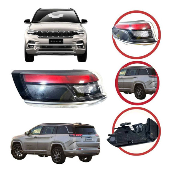 Lanterna Traseira Esquerda Jeep Commander Com Led 2022 A2025