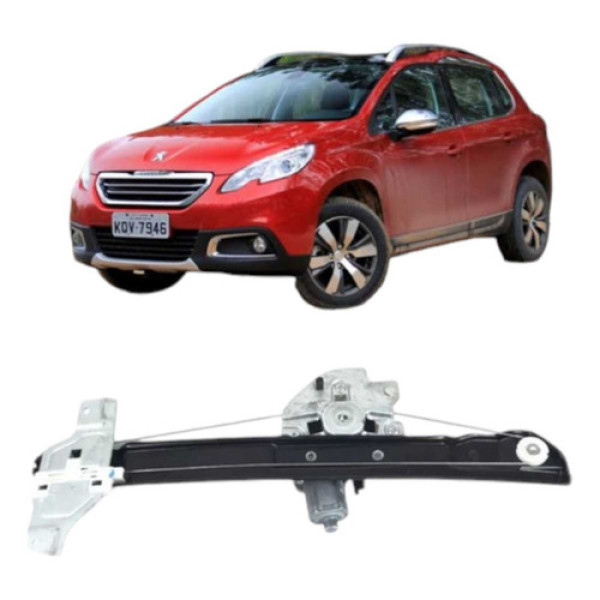 Maquina Vidro Dianteiro Direito Peugeot 2008 2017 Semi Novo