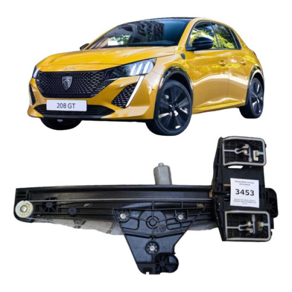 Máquina Do Vidro Elétrico Traseiro Direito Peugeot 208 21/24