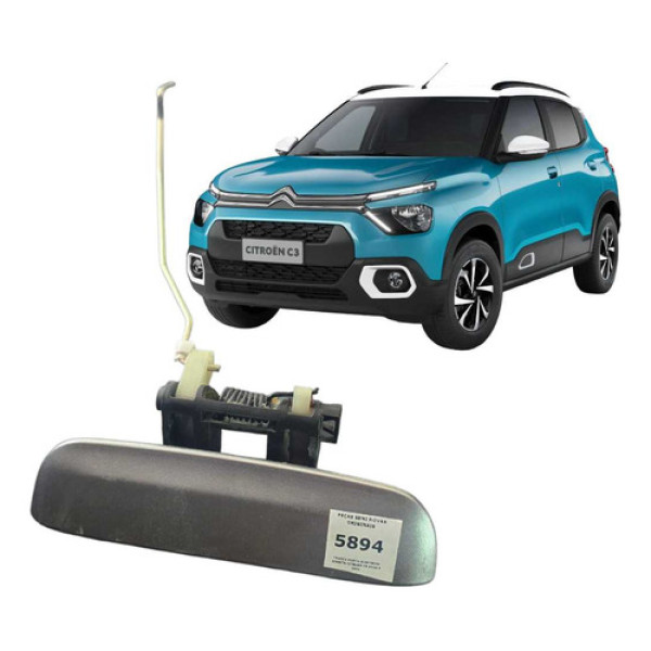 *tranca Porta Dianteira Direita Citroen C3 2022 A 2024