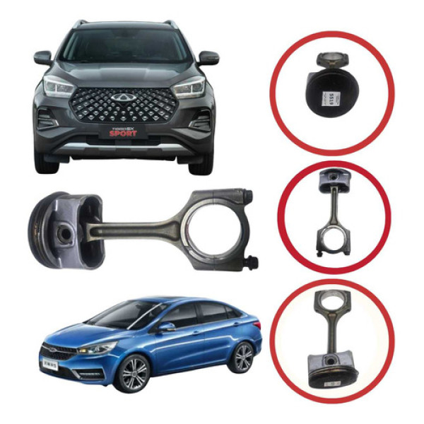 Pistão E Biela Chery Tiggo 5x /arrizo 1.5 Turbo 2019 A 2022