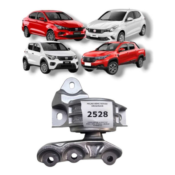 Calço Coxim Motor Ld Dir Fiat Argo/ Uno/ Strada/ Cronos 