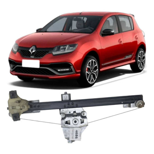Máquina Vidro Elétrico Dianteira Esquerdo Sandero 2015  2024