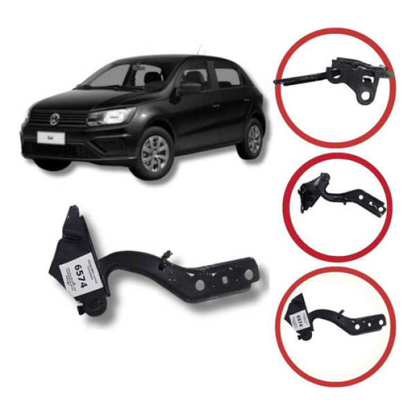 Dobradiça Braço Capô Esquerda Vw Gol G8 2021 5z0823301h