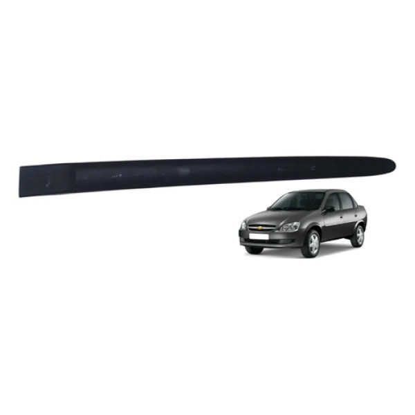 Friso Porta Traseira Lado Direito Gm Corsa Classic 98 A 2017 Preto