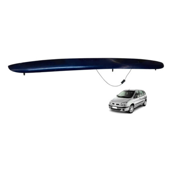Friso Tampa Traseira Renault Scenic 2002 2003 2004 A 2007 Azul-marinho