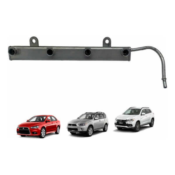 Flauta Bico Injetor Combustivel Outlander Lancer Asx 2.0 16v