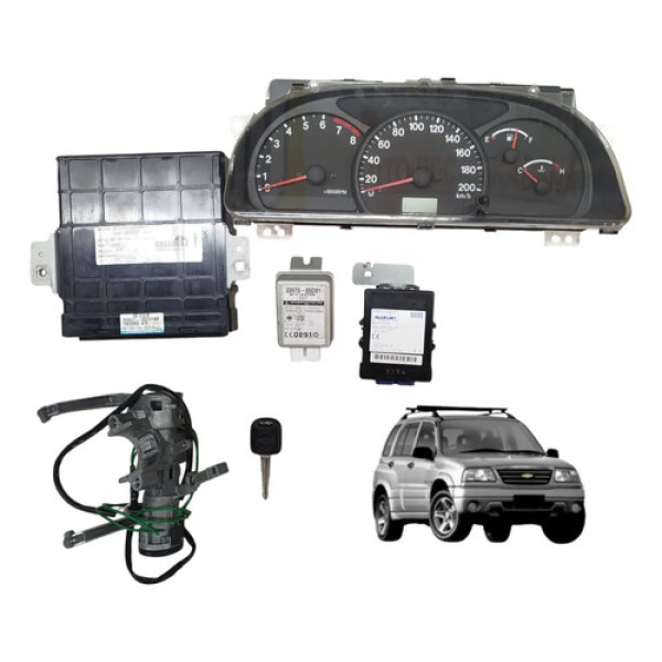 Kit Code Módulo Injeção Tracker 2007 2008 2009 2.0 Gasolina