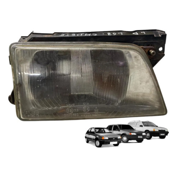 Farol Dianteira Direita Gm Monza Kadett  1989 A  1998 Direito/passageiro