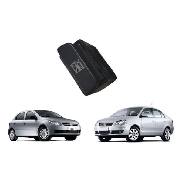 Botão Trava Vidros Traseiros Vw Polo Gol G5 6q0959859 Orig
