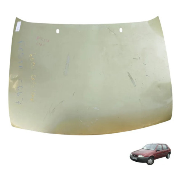 Capô Dianteiro Ford Fiesta Courier 96 97 98 99 C/detalhe
