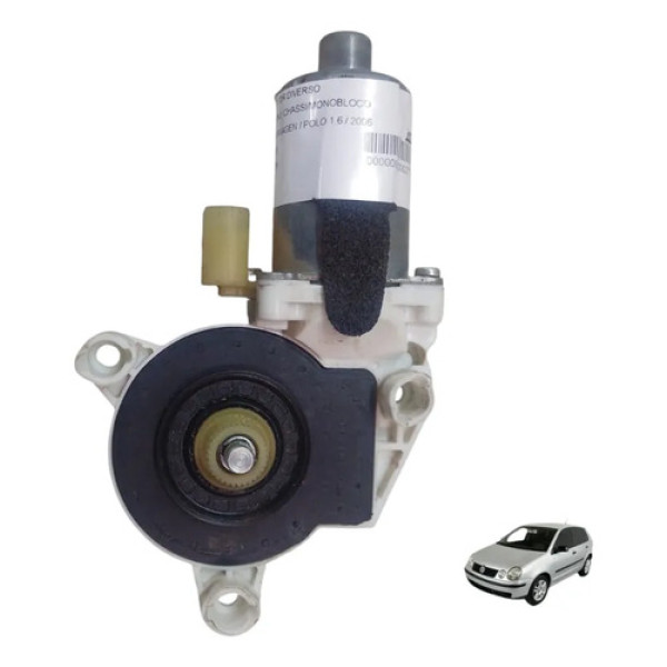 Motor Vidro Traseiro Direito Vw Polo 1.6 2006/08 6qe839752