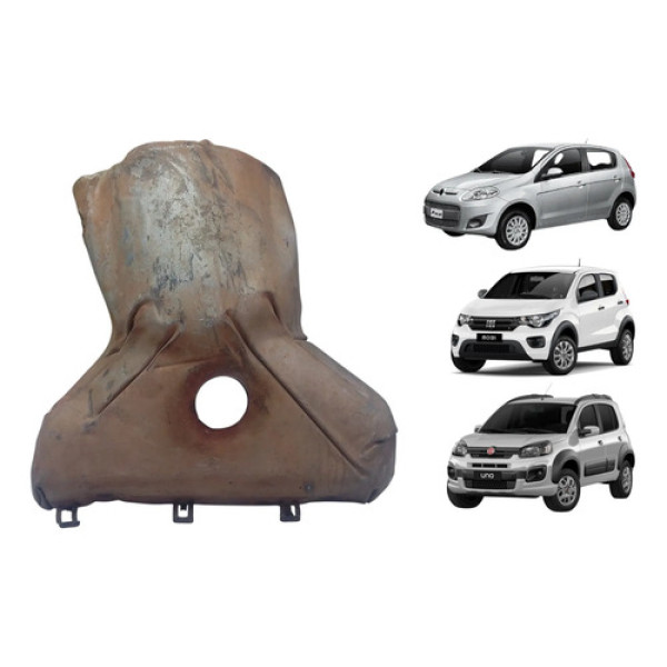 Protetor Defletor Coletor Escape Mobi Uno Palio 1.0 1.4 Evo