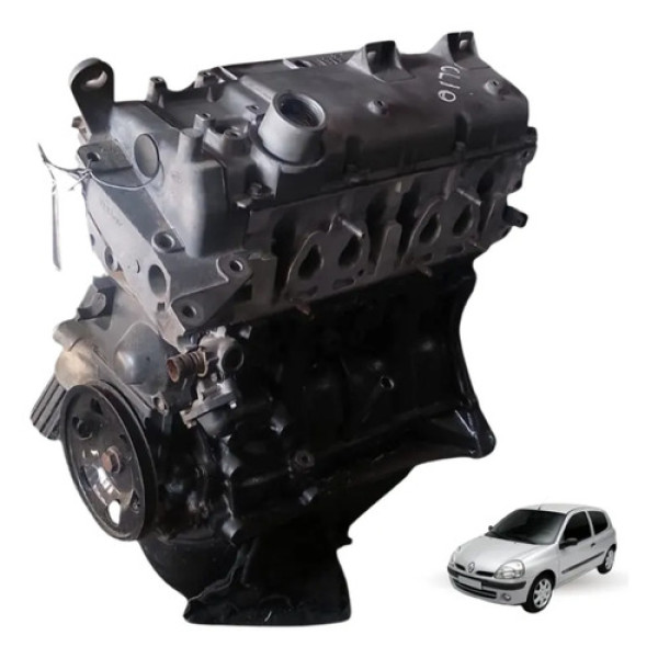 Motor Parcial Clio 1.0 8v 59cv 2001 Revisado Retificado