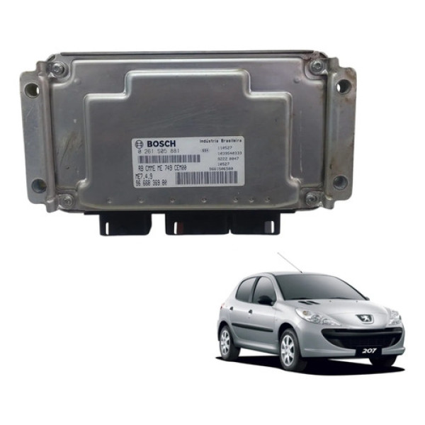 Módulo Injeção Peugeot 207 1.4 8v Flex 0261s05881 9666836980