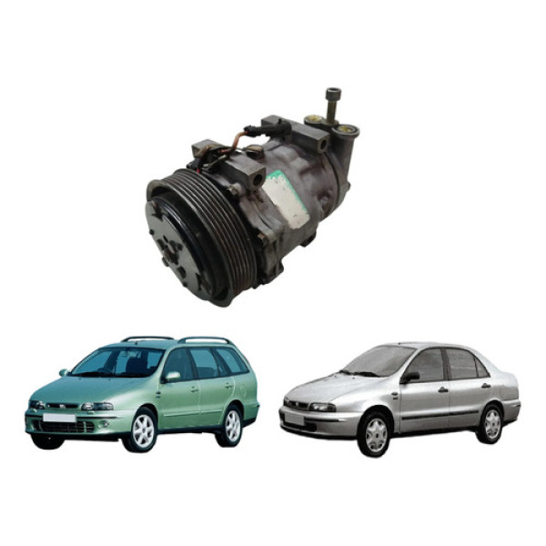 Compressor Ar Condicionado Fiat Marea Brava 1.8 2.0 Sd7vbar