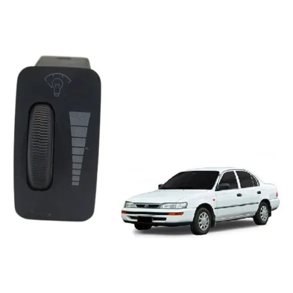 Botão  Regulagem Luz Do Painel Reostato Toyota Corolla 93 97