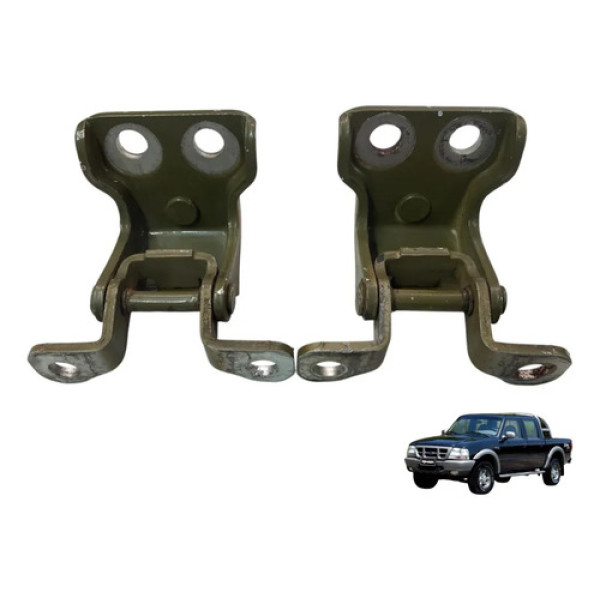 Par Dobradiça Porta Traseira Esquerda Ford Ranger 1994/2011