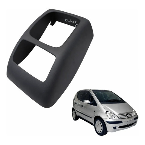 Moldura Alavanca Câmbio Marcha Mercedes Classe A 160 A 190 Preto