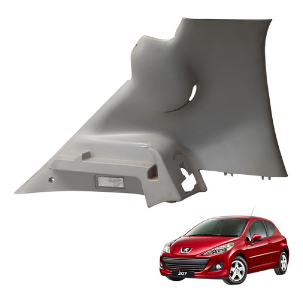 Suporte Bagagito Acabamento Esquerdo Peugeot 207 2006 2012 Bege