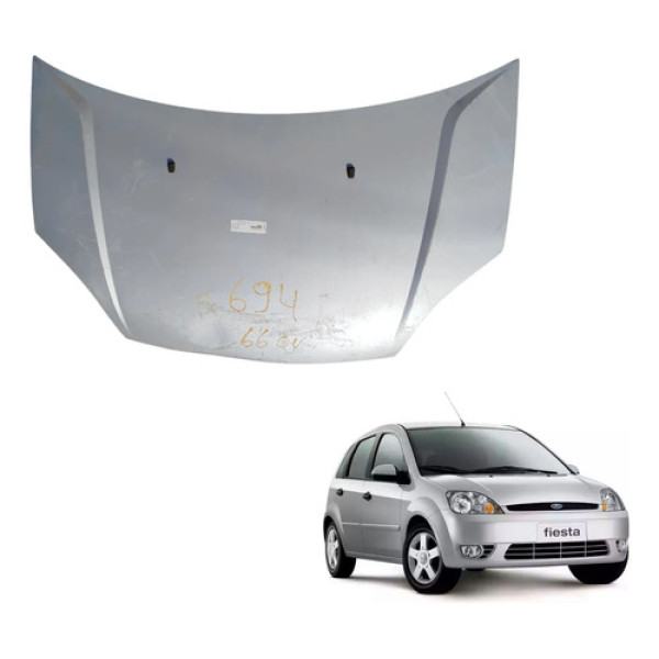 Capô Fiesta Hatch Sedan 2003 2004 2005 2006 2007 Detalhe