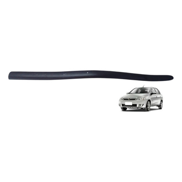 Friso Porta Dianteira Direita Corsa Wind 98/02 Classic 03/08 Preto