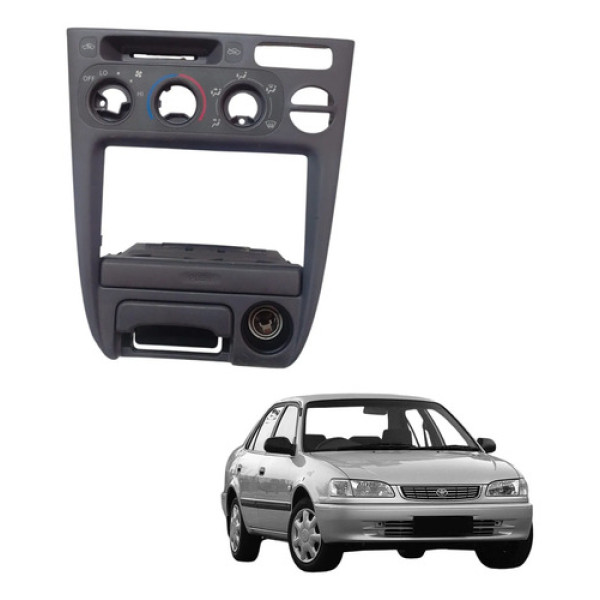 Moldura Central Painel Rádio Porta Copos Corolla 98 99 2002