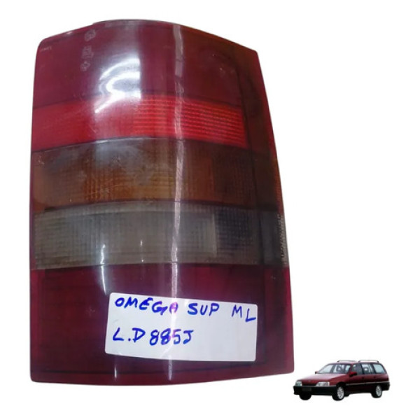 Lanterna Omega Suprema 1992 1993 1994 A 1998  Lado Direita Direito/passageiro Vermelho