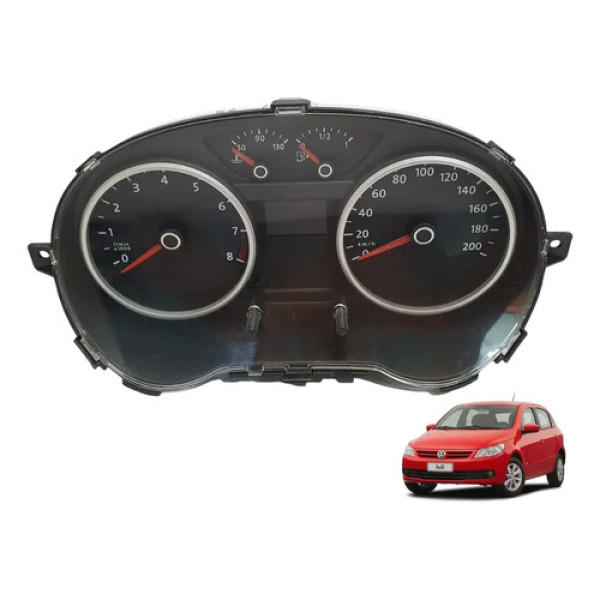 Painel Instrumento Gol Voyage G5 G6 1.0 2008 A 2016 Original Preto