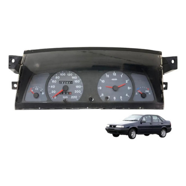 Painel Instrumentos Relógio Fiat Tempra 1991 1995 A  1998 Preto