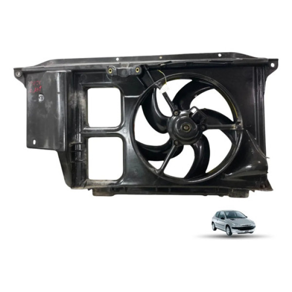 Defletor C/ Ventoinha Peugeot 206 1.6 8v. 2000/2007