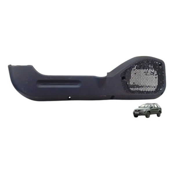 Porta Objetos Diant Esq Fiat Palio Wk Strada Adven 2011-2016 Cinza-escuro