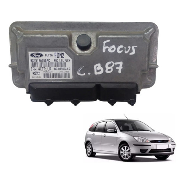 Módulo Injeção Focus 2007 2008 2009 1.6 8v Flex 9s4512a650ac