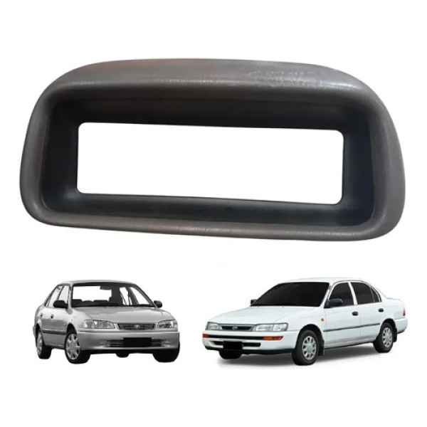 Moldura Rádio Painel Central Corolla 93 94 95 96 97 98 2003 Cinza