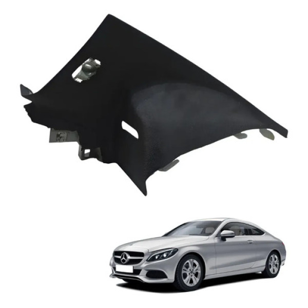 Acabamento Interno Traseiro Direito Mercedes C180 Coupe 2014 Preto