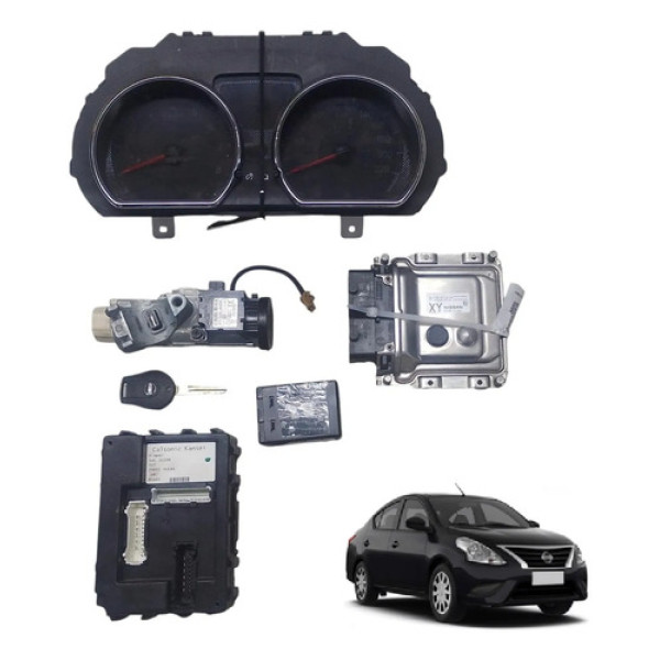 Kit Code Módulo Injeção Nissan Versa 1.6 2016 2017 2018