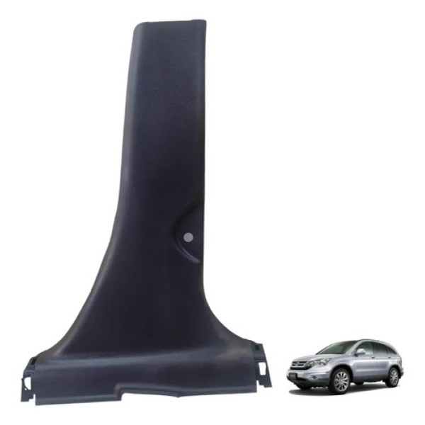 Acabamento Inferior Coluna Porta Honda Crv 2007 2011 Direito Preto