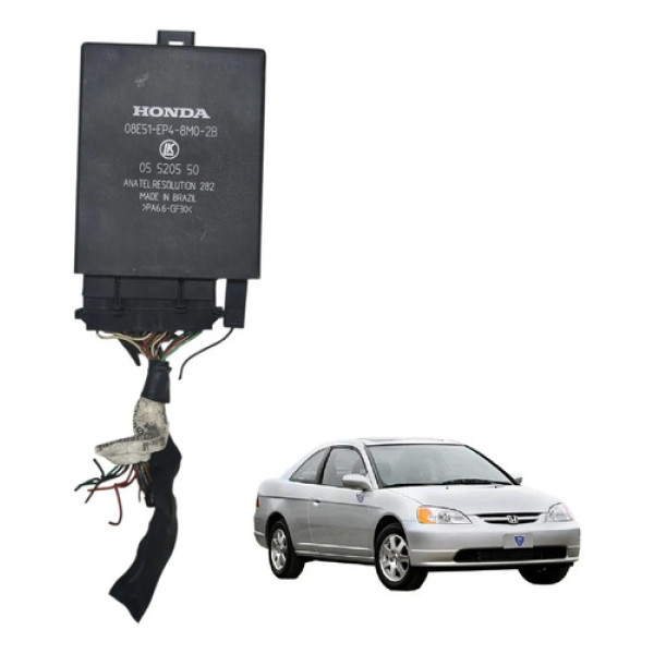 Módulo Conforto Alarme Lk Honda Civic 2001 02 03 04 05 2006