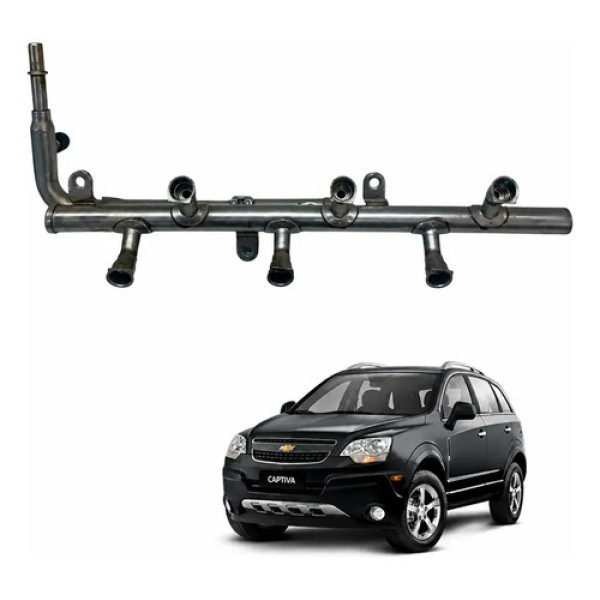 Flauta Bico Injetor Combustível Gm Captiva 3.6 V6 2008 2013