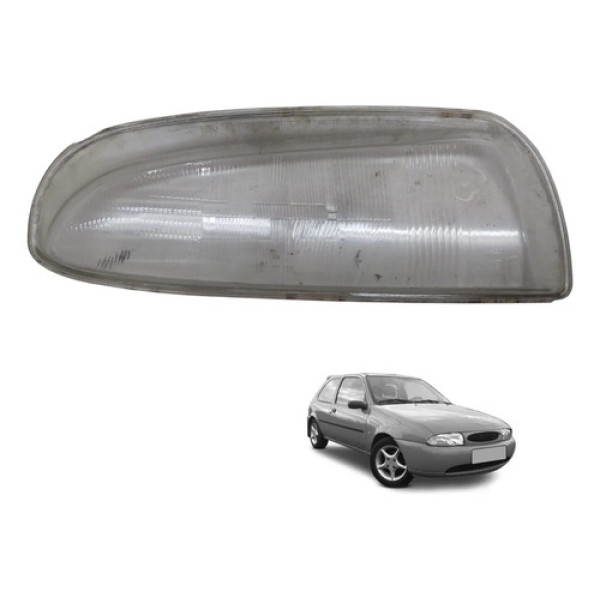 Lente Farol Fiesta Courier 1996 97 98 99 Lado Direito Arteb