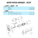 Motor Partida Arranque Verona 1.8 Escort Hobby 1.0 Cht