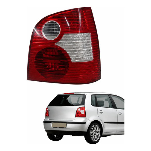 Lanterna Traseira Polo 2003 2004 2005 2006 Hatch Original Direito/passageiro Vermelho