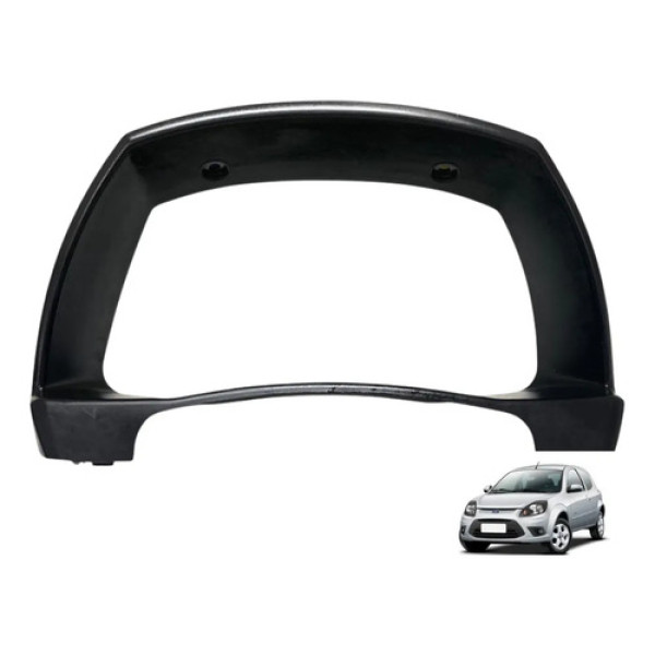 Moldura Painel Instrumentos Ford Ka 2009 A 2012 Preto Painel De Instrumentos