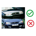 Lente Farol Fiesta Courier 1996 97 98 99 Lado Direito Arteb