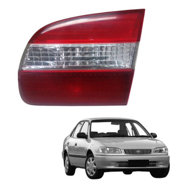 Lanterna Traseira Corolla 98 99 2000 2001 2002 Tampa Interna Direito/passageiro Vermelho
