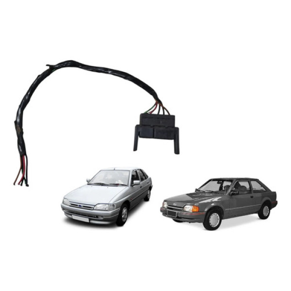 Chicote Plug Motor Limpador Parabrisa Escort Verona  86/96