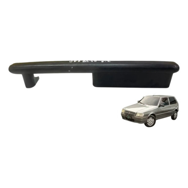 Puxador Porta Dianteira Esquerda Fiat Uno 2004 2005 A 2012 Preto Dianteira
