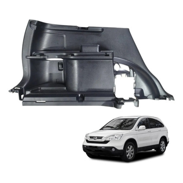 Acabamento Suporte Moldura Bagagito Honda Crv Esquerdo Preto
