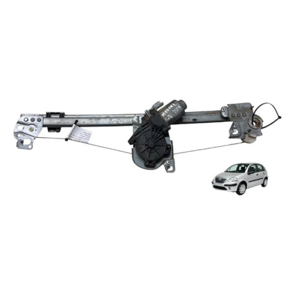 Máquina De Vidro Dianteira Direita C3 2003 A 2012 Original