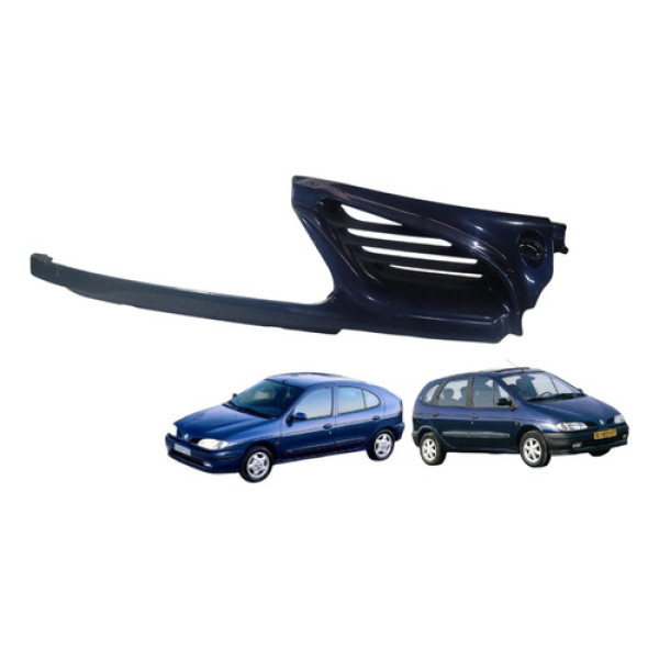 Grade Megane E Scenic 1996 1997 1998 1999 2000 Lado Direito Azul-escuro Direito